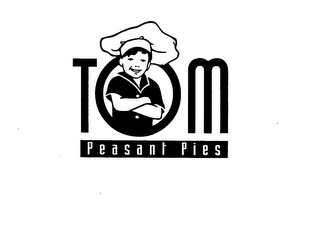 TOM PEASANT PIES logo