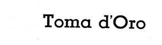 TOMA D'ORO logo