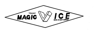 TOMAC MAGIC V ICE MADE IN WEST GERMANY logo