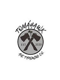 TOMAHAWK AXE THROWING CO. EST 2020 logo