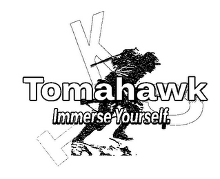 TOMAHAWK TKO IMMERSE YOURSELF. logo