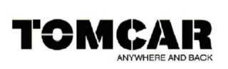 TOMCAR ANYWHERE AND BACK logo
