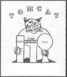 TOMCAT TOWN YOUR U.S.A. logo