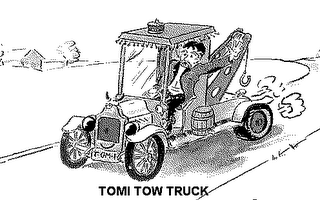 TOMI TOW TRUCK logo