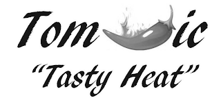 TOMIC "TASTY HEAT" logo