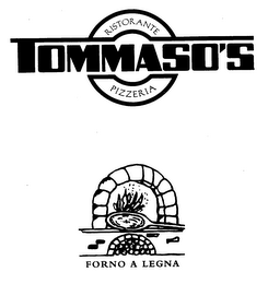TOMMASO'S RISTORANTE PIZZERIA FORNO A LEGNA logo