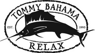 TOMMY BAHAMA EST. 1993 RELAX logo