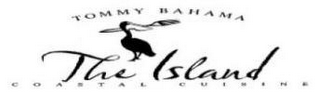 TOMMY BAHAMA THE ISLAND COASTAL CUISINE logo