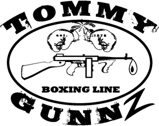 TOMMY GUNNZ BOXING LINE EST. 1976 logo