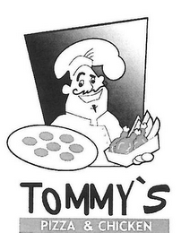 TOMMY'S PIZZA & CHICKEN logo