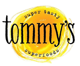 TOMMY'S SUPER TASTY SUPERFOODS logo