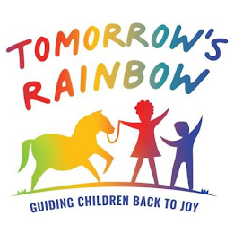 TOMORROW'S RAINBOW GUIDING CHILDREN BACK TO JOY logo