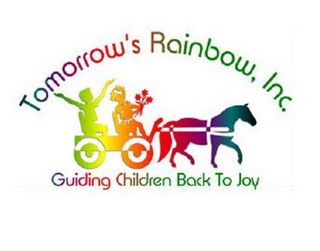 TOMORROW'S RAINBOW, INC. GUIDING CHILDREN BACK TO JOY logo