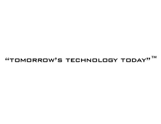 "TOMORROW'S TECHNOLOGY TODAY" logo