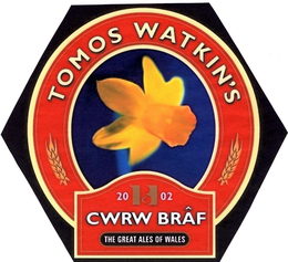 TOMOS WATKIN'S 20 H 02 CWRW BRÂF THE GREAT ALES OF WALES logo