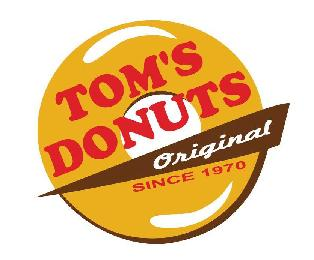 TOM'S DONUTS ORIGINAL SINCE 1970 logo
