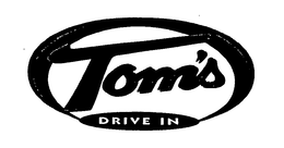 TOM'S DRIVE IN logo