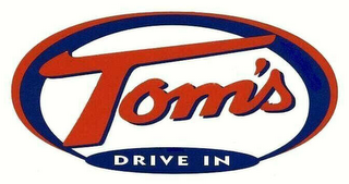 TOM'S DRIVE IN logo