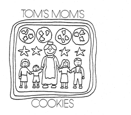 TOM'S MOM'S COOKIES logo