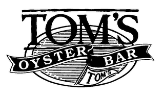 TOM'S OYSTER BAR TOM'S logo