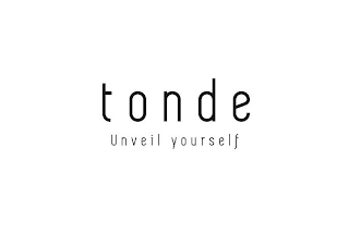 TONDE UNVEIL YOURSELF logo