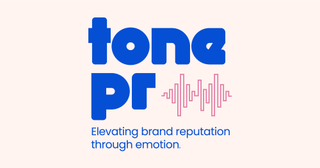 TONE PR ELEVATING BRAND REPUTATION THROUGH EMOTION. logo