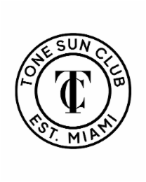 TONE SUN CLUB TC EST. MIAMI logo