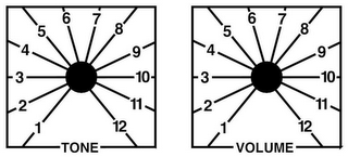 TONE VOLUME 1 2 3 4 5 6 7 8 9 10 11 12 logo
