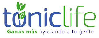 TONIC LIFE GANAS MÁS AYUDANDO A LA GENTE logo