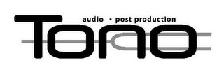 TONO AUDIO · POST PRODUCTION logo