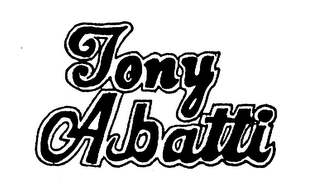 TONY ABATTI logo