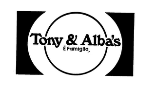 TONY & ALBA'S E FAMIGLIA logo