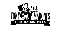 TONY MARONI'S TRUE ITALIAN PIZZA logo
