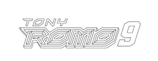 TONY ROMO 9 logo