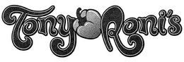 TONY RONI'S logo