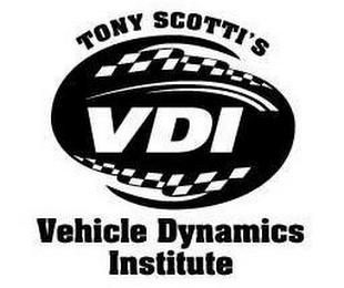 TONY SCOTTI'S VDI VEHICLE DYNAMICS INSTITUTE logo