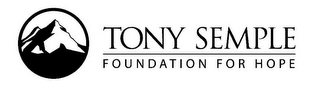 TONY SEMPLE FOUNDATION FOR HOPE logo
