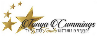 TONYA CUMMINGS THE 5 STAR FEMALE CUSTOMER EXPERIENCE logo