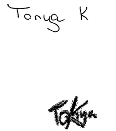 TONYA K logo