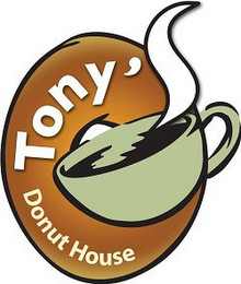 TONY'S DONUT HOUSE logo