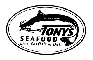 TONY'S SEAFOOD LIVE CATFISH & DELI logo