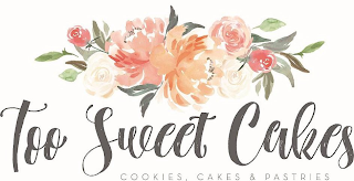 TOO SWEET CAKES COOKIES, CAKES & PASTRIES logo