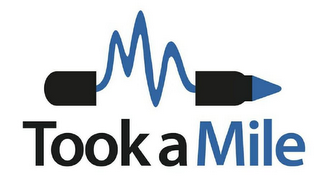 TOOK A MILE logo