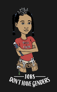TOOLS TIARAS JOBS DON'T HAVE GENDERS logo