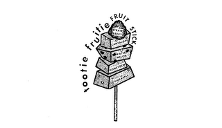 TOOTIE FRUITIE FRUIT STICK STRAWBERRY CANTALOPE WATERMELON HONEYDEW PINEAPPLE logo