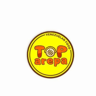 TOP AREPA VENEZUELAN FOOD logo