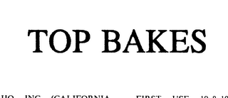 TOP BAKES logo