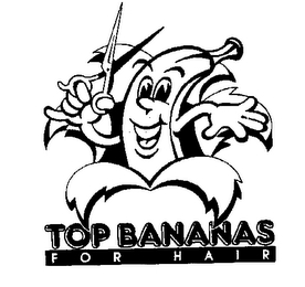 TOP BANANAS FOR HAIR logo