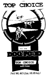 TOP CHOICE DOG FOOD logo