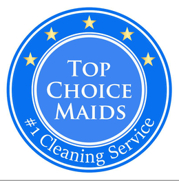 TOP CHOICE MAIDS #1 CLEANING SERVICE logo